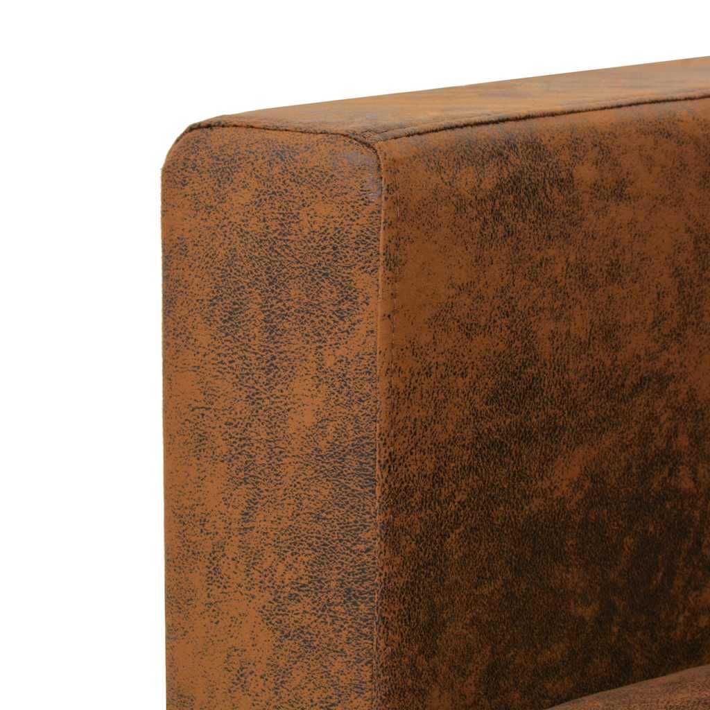 2-dijelni set sofa od umjetne brušene kože