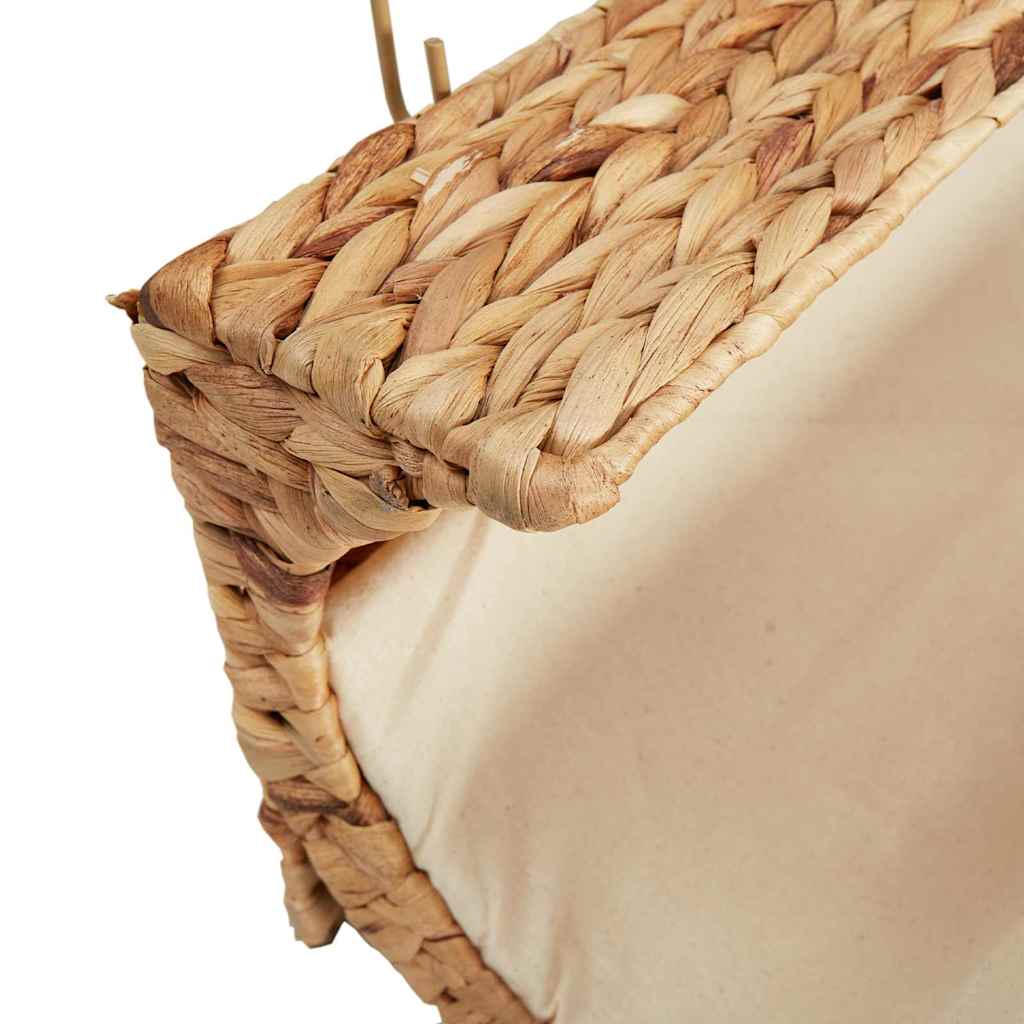 Krevet za mačke od vodenog zumbula s jastukom 37 x 20 x 20 cm