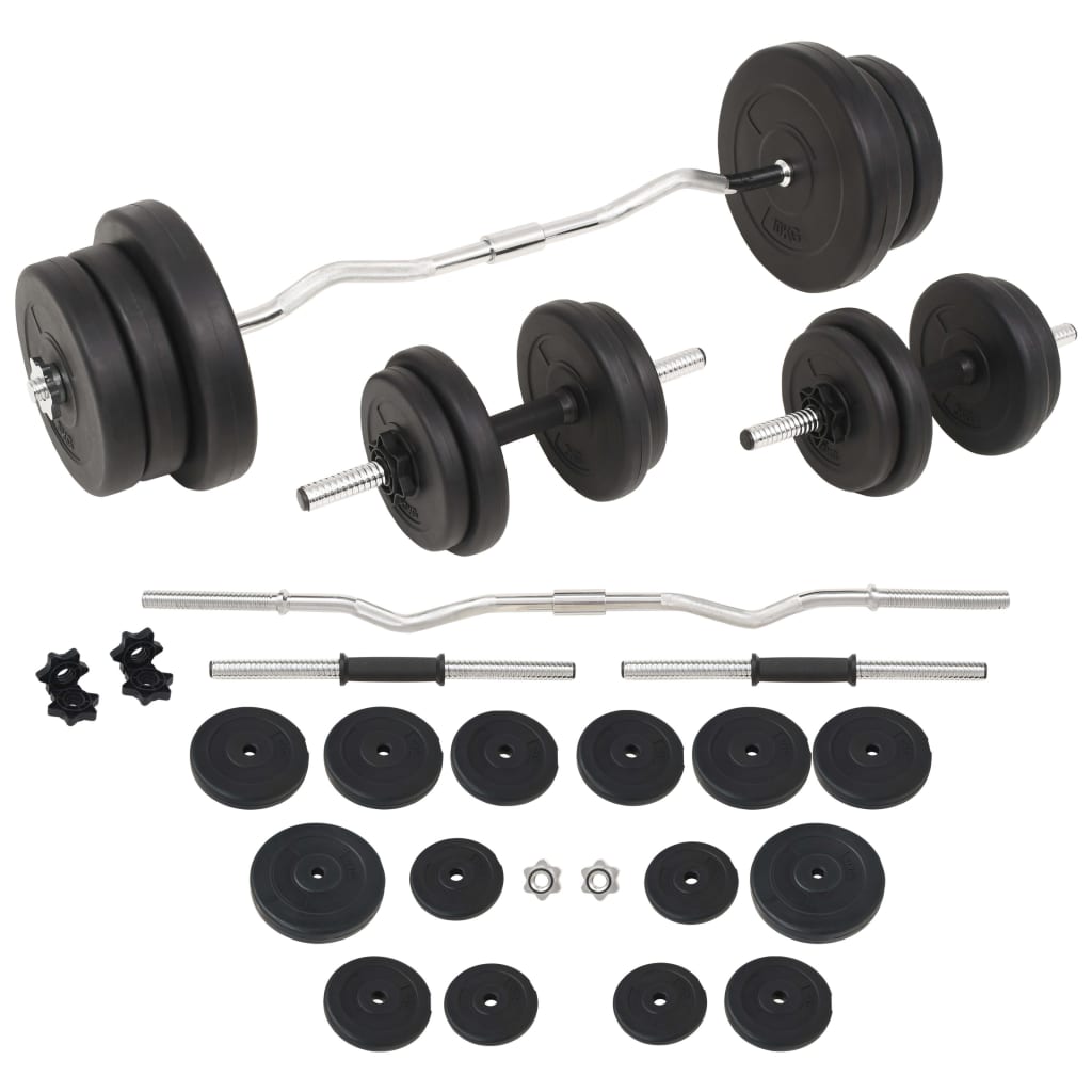 Set šipki i utega 60 kg