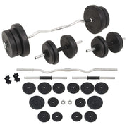 Set šipki i utega 60 kg