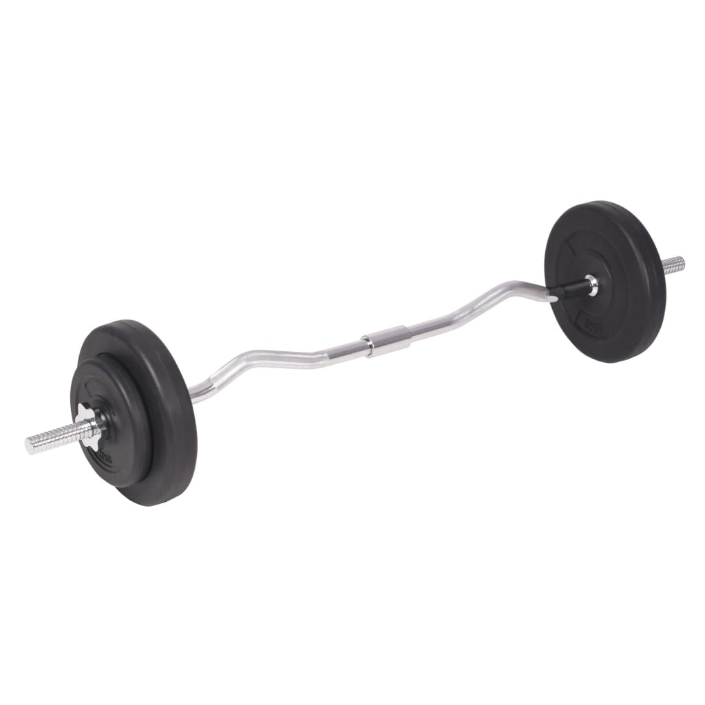 Set šipki i utega 90 kg
