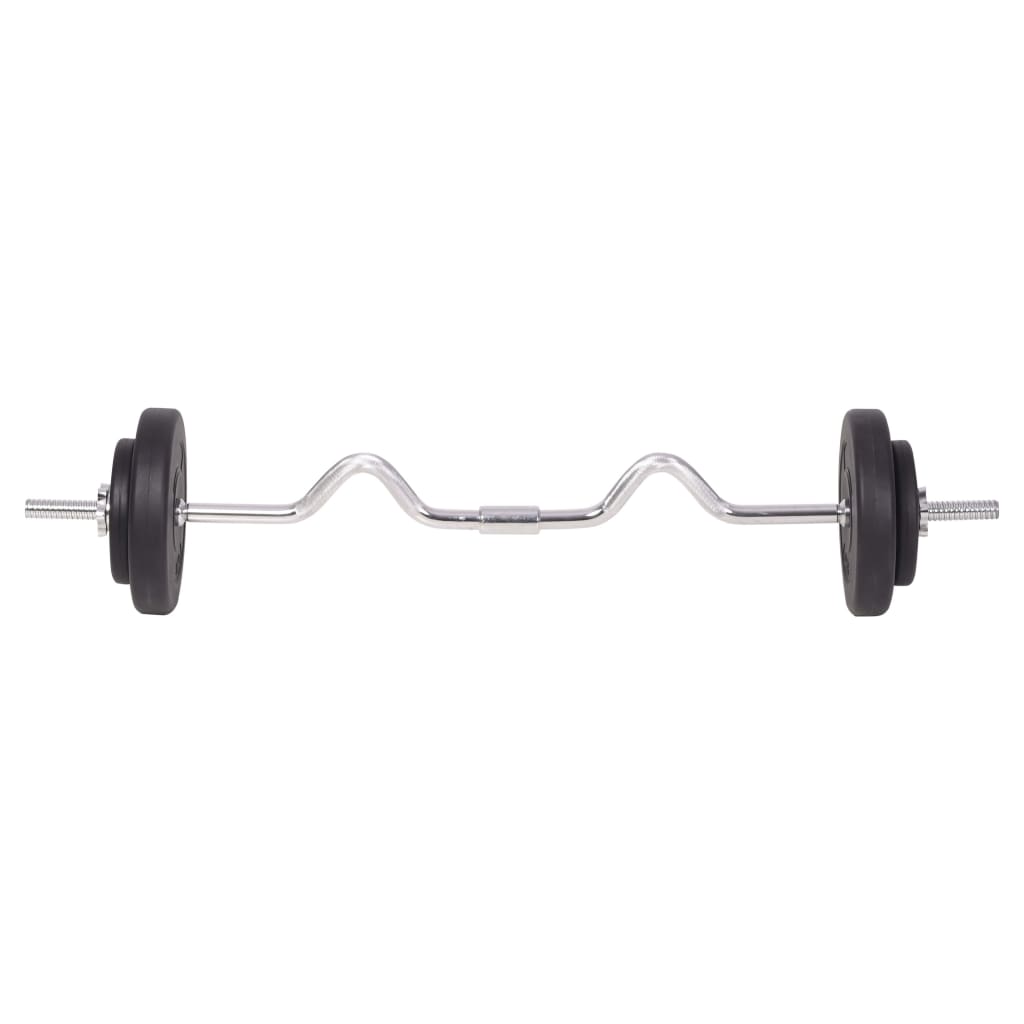 Set šipki i utega 90 kg