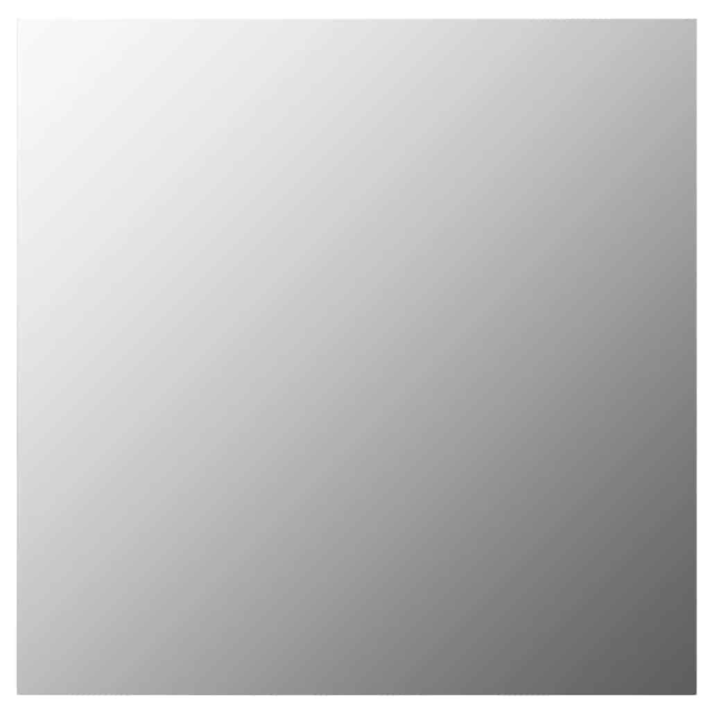Zidno ogledalo 50 x 50 cm červrtasto stakleno