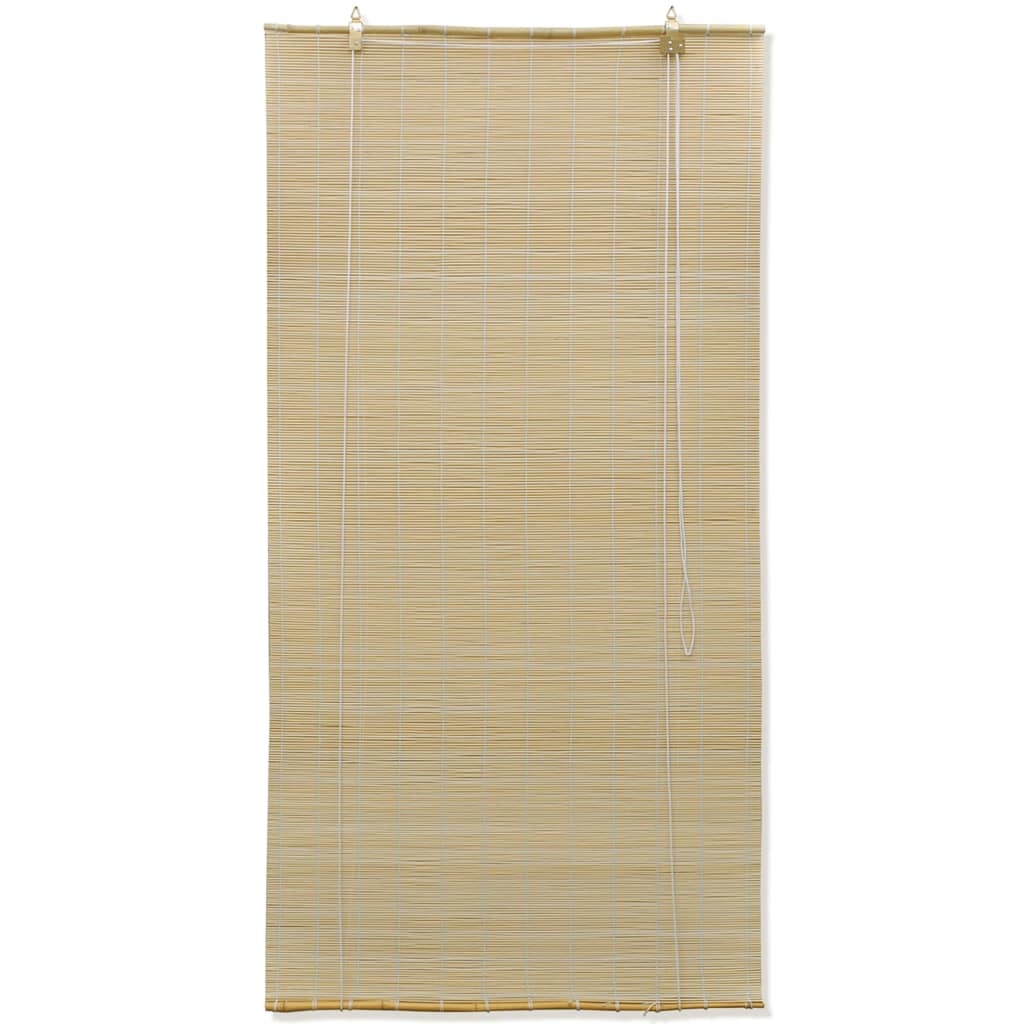 Roleta od bambusa 80 x 220 cm prirodna boja