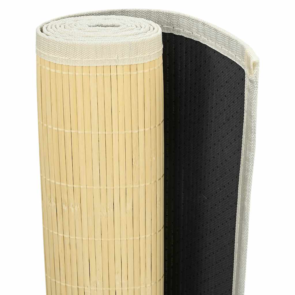 Tepih od bambusa 100 x 160 cm prirodne boje