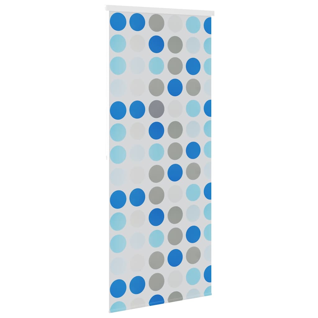 Rolo zastor za tuš 80 x 240 cm s uzorkom krugova
