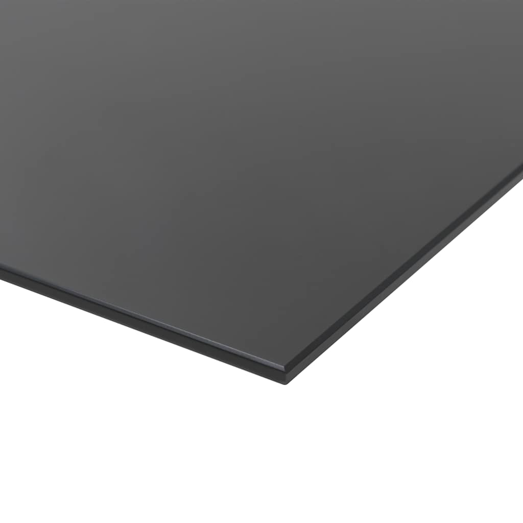 Zidna crna magnetna ploča od stakla 80 x 60 cm