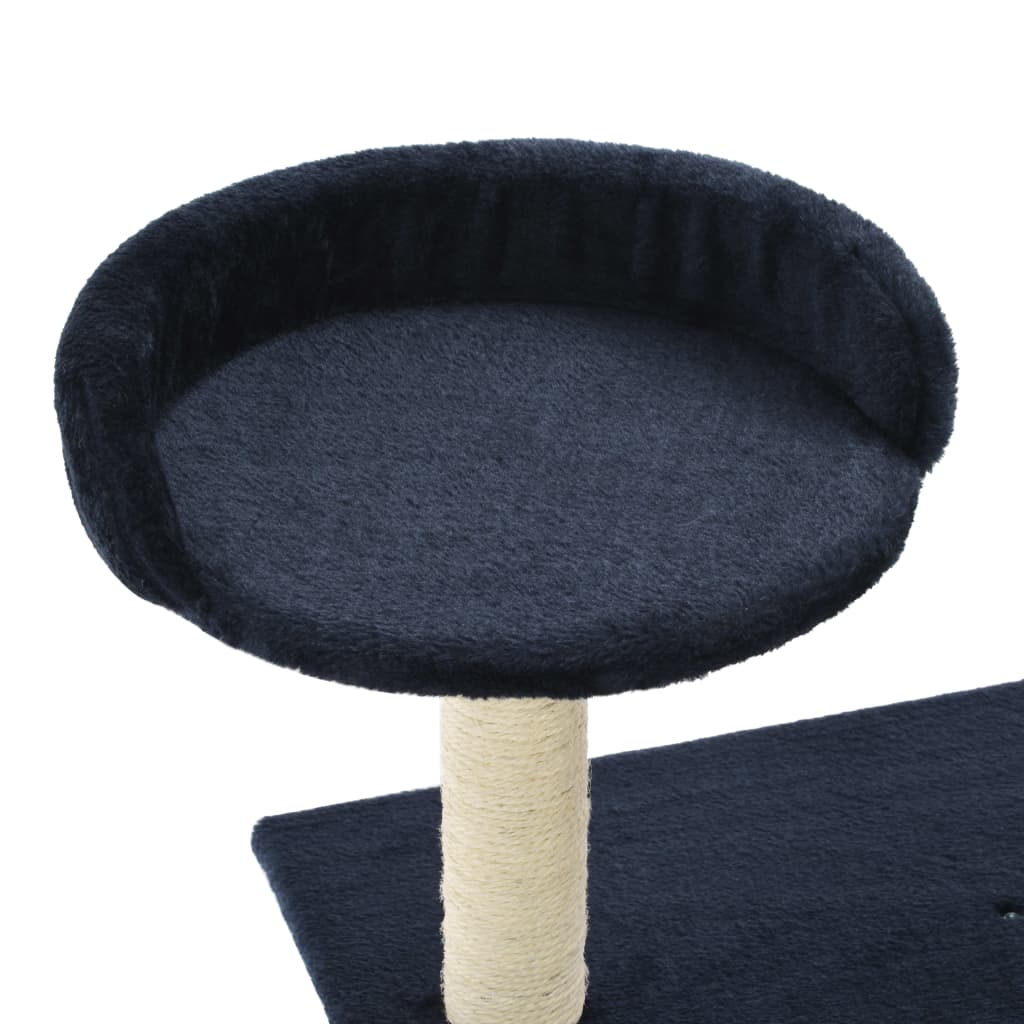 Penjalica za mačke sa stupovima za grebanje 95 cm tamnoplava