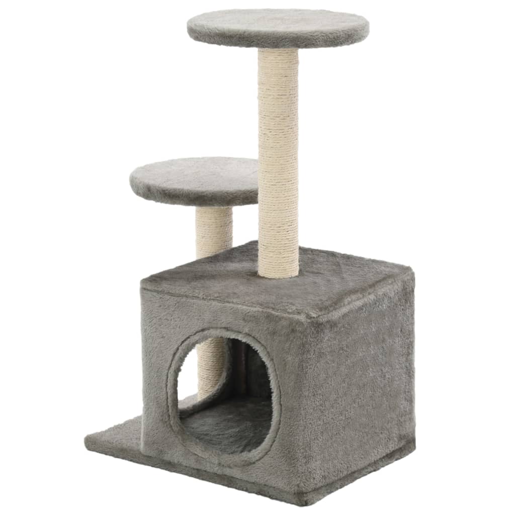 Penjalica za mačke i stupovi za grebanje od sisala 60 cm siva