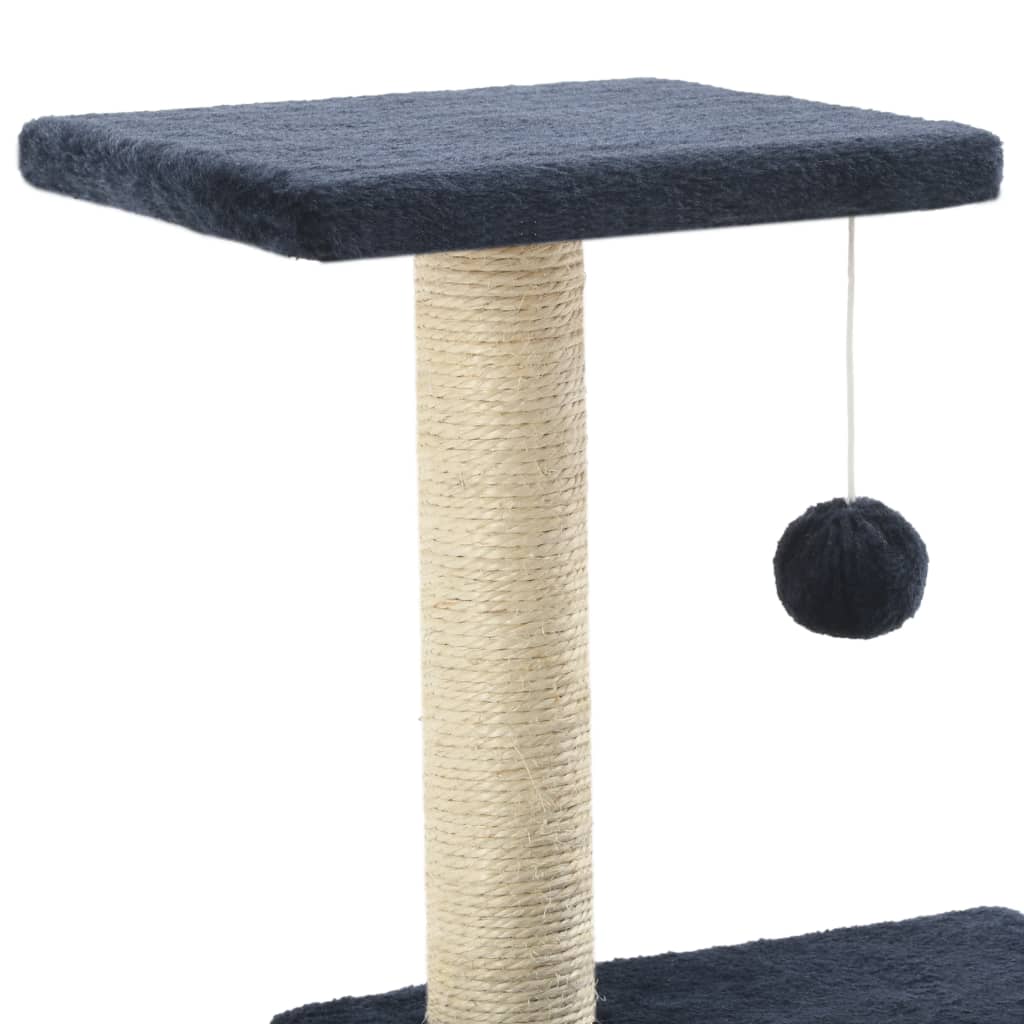Penjalica za mačke sa stupovima za grebanje od sisala 65 cm tamno plava