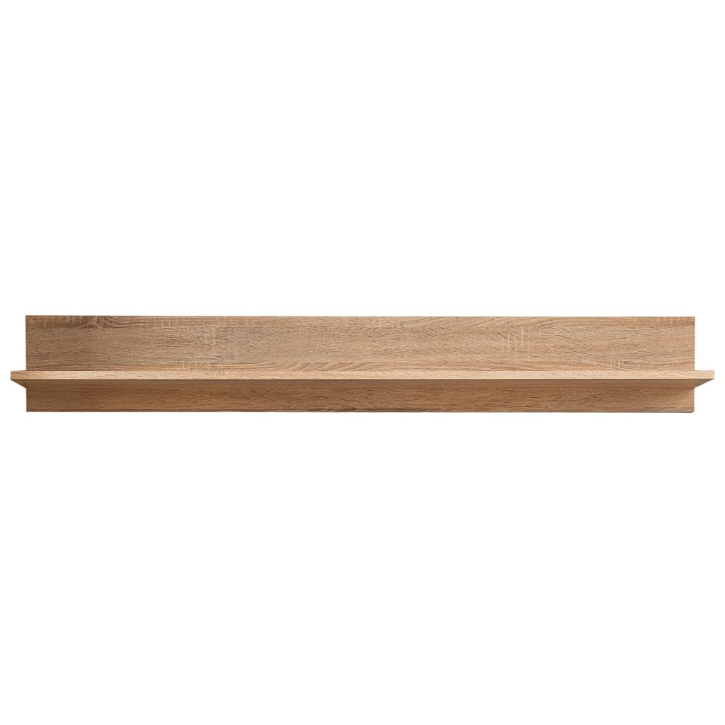 Zidni TV element s LED svjetlima boja hrasta sonome
