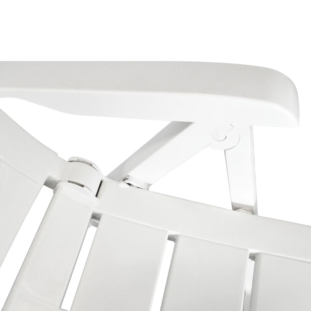 3-dijelni bistro set od plastike bijeli