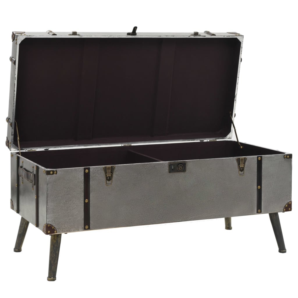 Stol za kavu od MDF-a i aluminija 102 x 51 x 47,5 cm