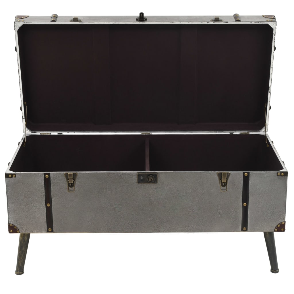 Stol za kavu od MDF-a i aluminija 102 x 51 x 47,5 cm