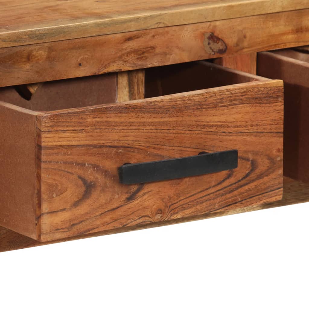 Komoda s 3 ladice 110 x 30 x 80 cm od masivnog drva