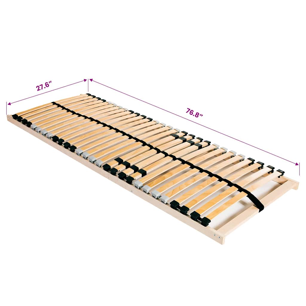 Podnica za krevet s 28 letvica i 7 zona 70 x 200 cm