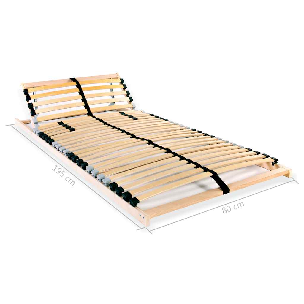 Podnica za krevet s 28 letvica i 7 zona 80 x 200 cm