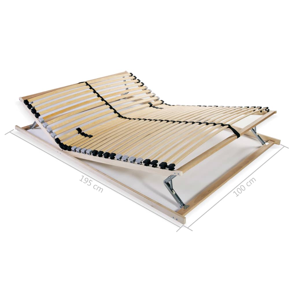 Podnica za krevet s 28 letvica i 7 zona 100 x 200 cm