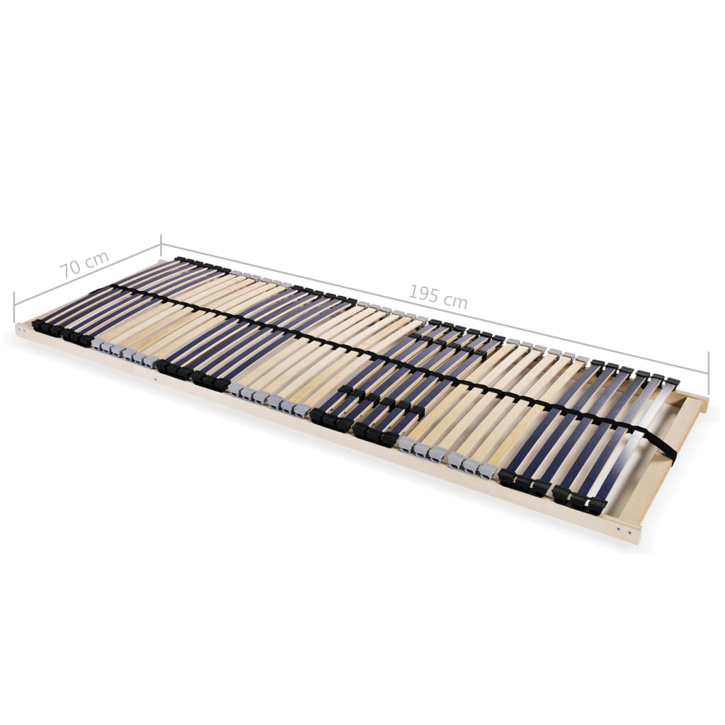 Podnica za krevet s 42 letvice i 7 zona 70 x 200 cm