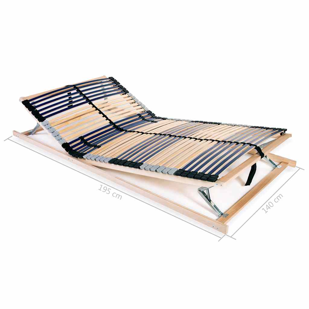 Podnica za krevet s 42 letvice i 7 zona 140 x 200 cm
