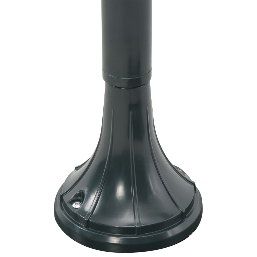 Vrtna stupna svjetiljka od aluminija E27 120 cm tamnozelena