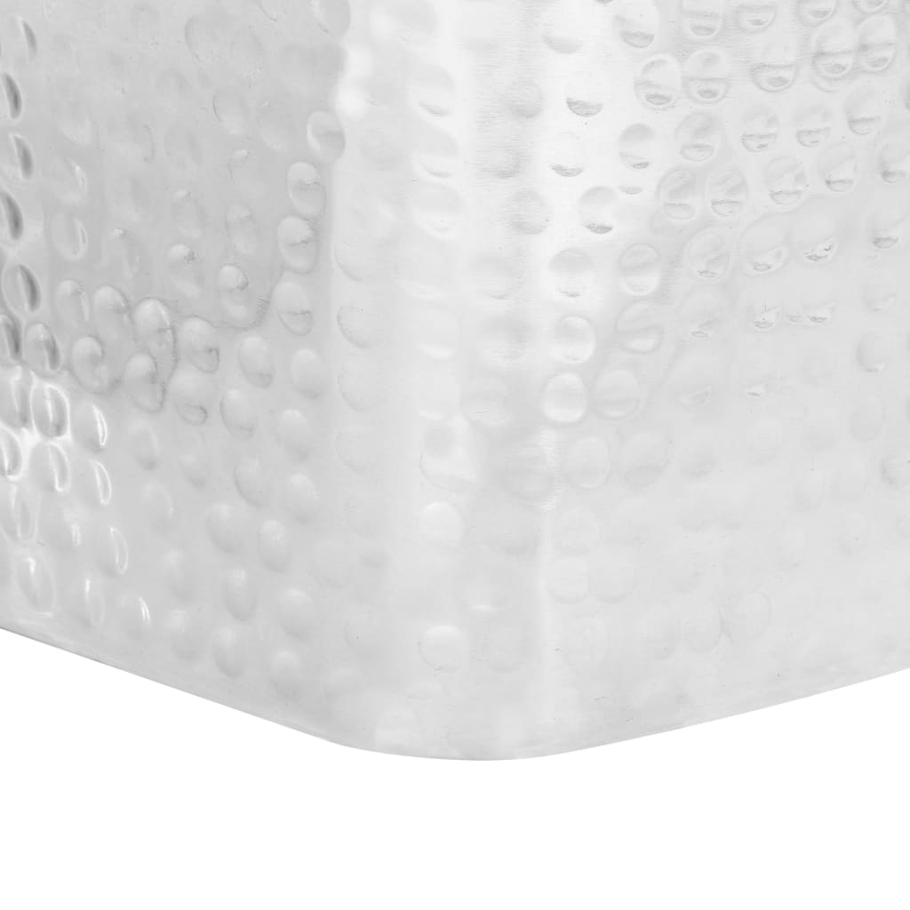 Stolići za kavu 2 kom srebrni aluminijski
