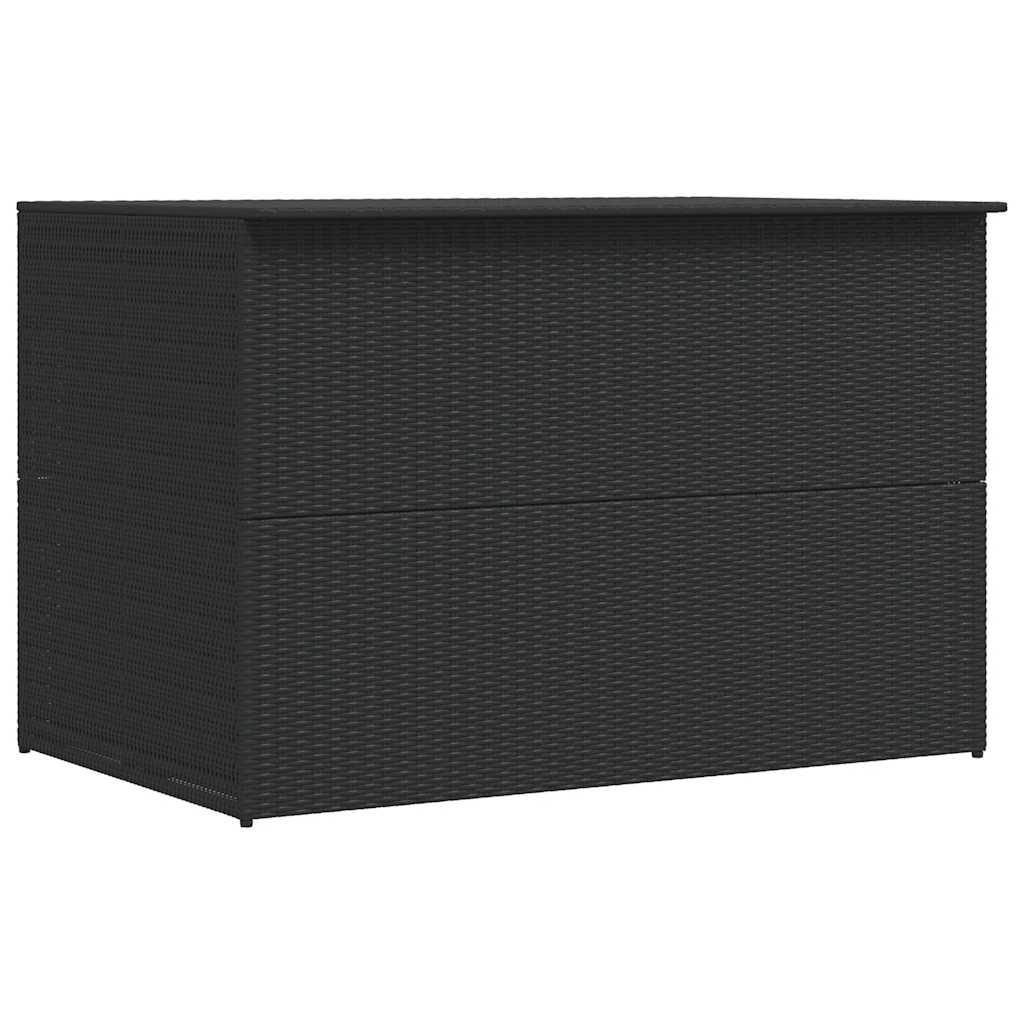 Vrtna kutija za pohranu crna 150 x 100 x 100 cm od poliratana