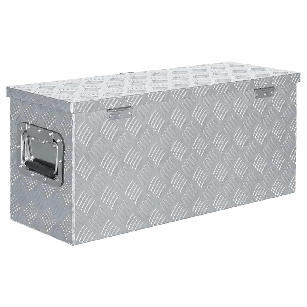 Aluminijska kutija 76,5 x 26,5 x 33 cm srebrna