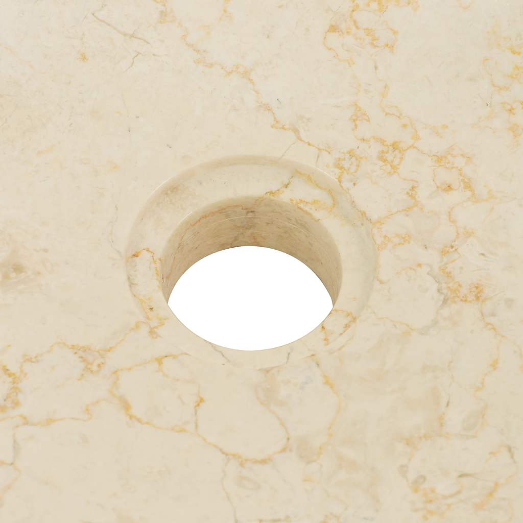 Umivaonik 40 x 12 cm mramorni krem