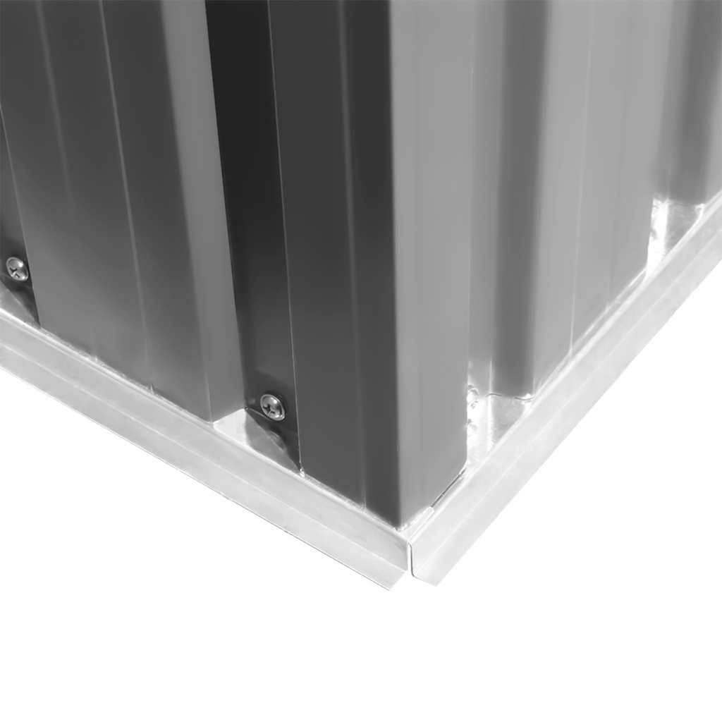 Vrtno spremište 257 x 298 x 178 cm metalno sivo