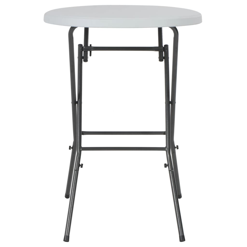 Sklopivi barski stol bijeli 80 x 110 cm HDPE