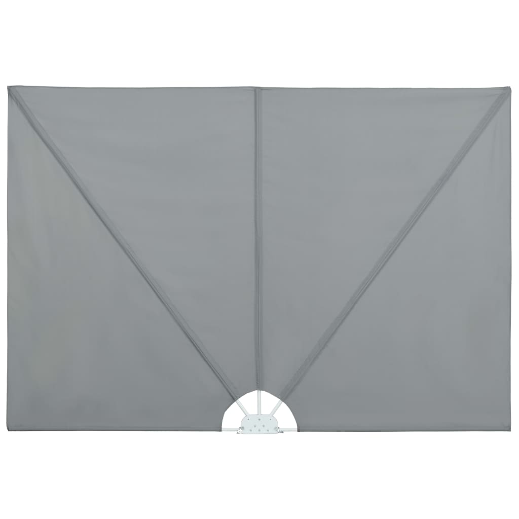 Sklopiva bočna tenda siva 240 x 160 cm
