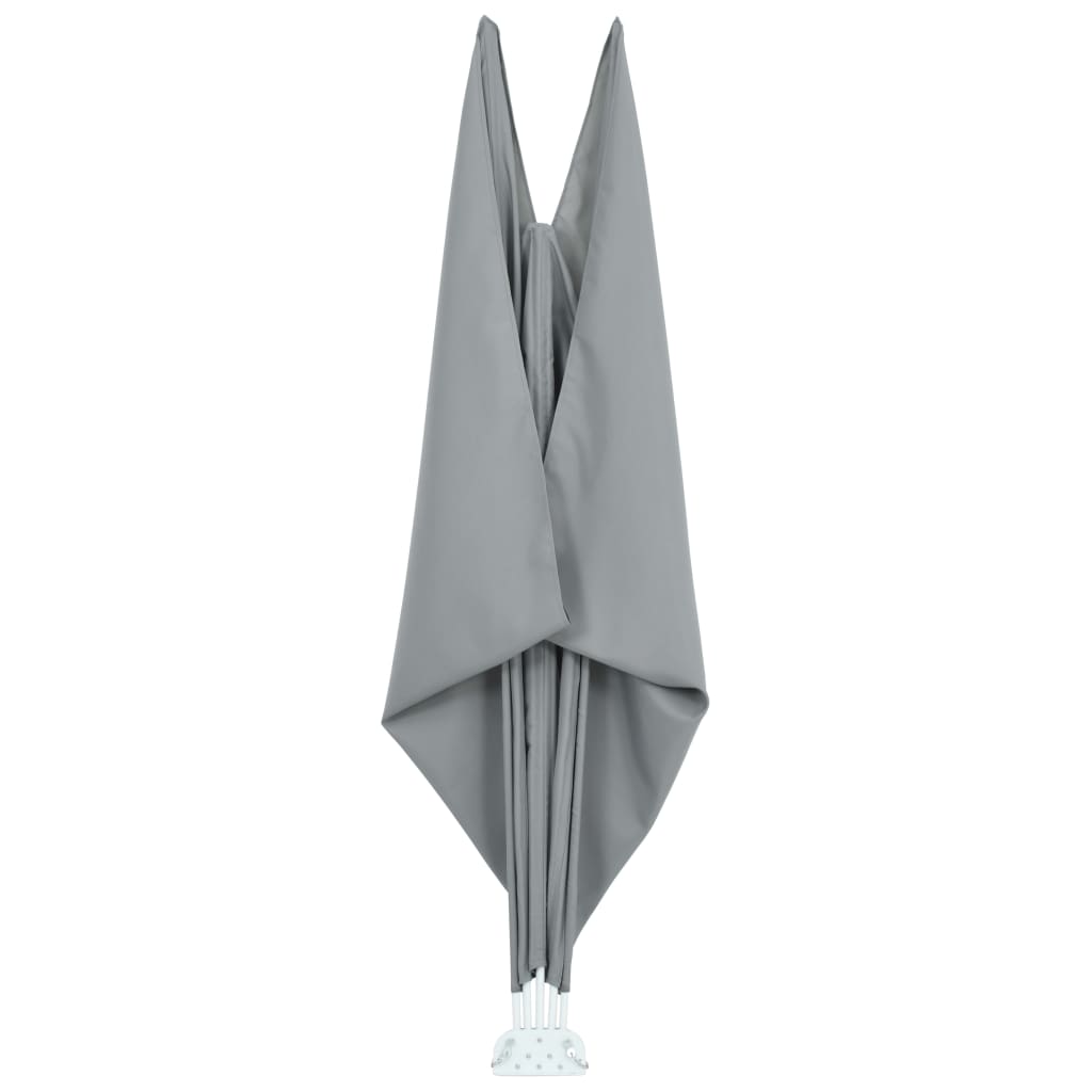 Sklopiva bočna tenda siva 300 x 150 cm