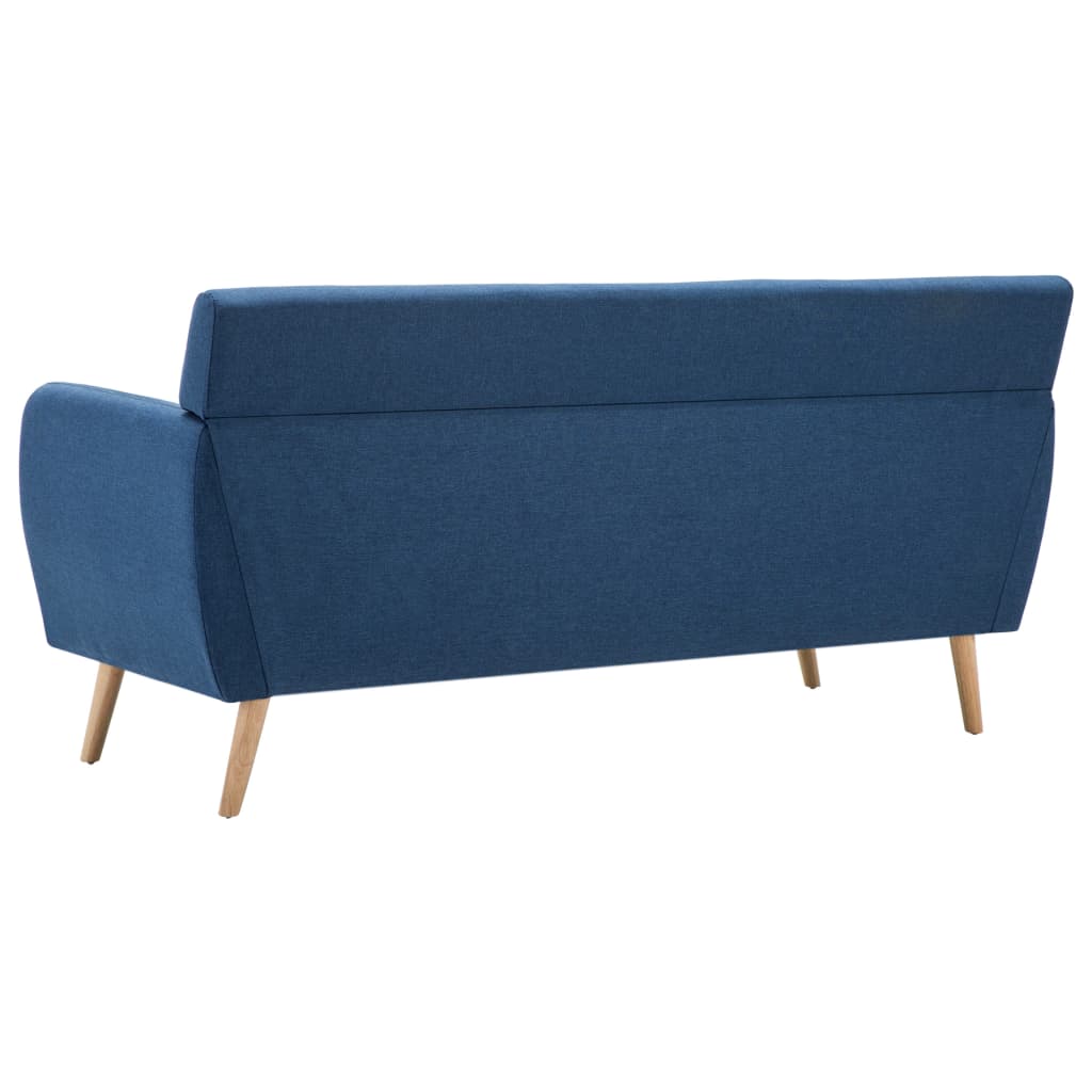 Trosjed presvučen tkaninom 172 x 70 x 82 cm plavi