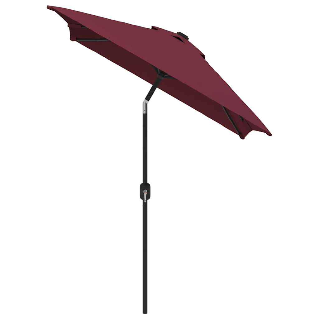 Vanjski suncobran s metalnim stupom 300 x 200 cm bordo