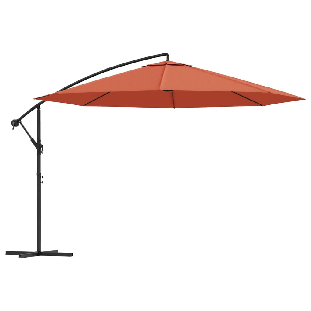 Konzolni vrtni suncobran s aluminijskim stupom 350 cm