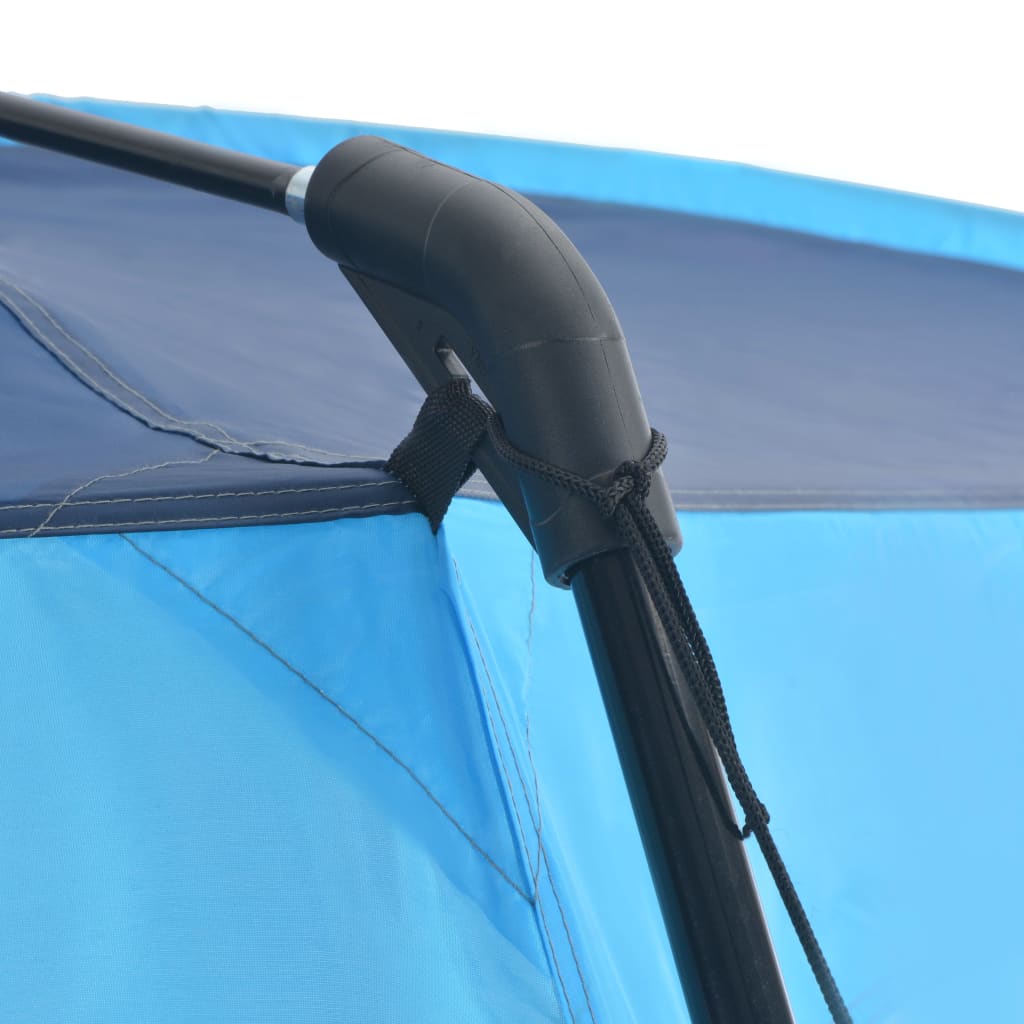 Šator za bazen od tkanine 590 x 520 x 250 cm plavi
