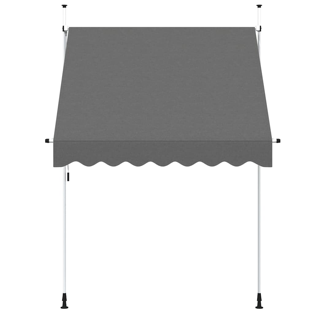 Tenda na ručno uvlačenje 200 cm antracit