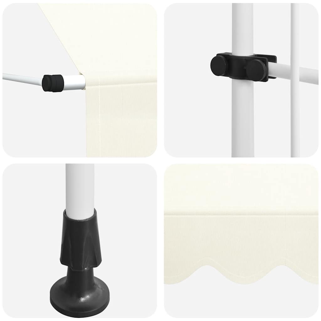 Tenda na ručno uvlačenje 150 cm krem