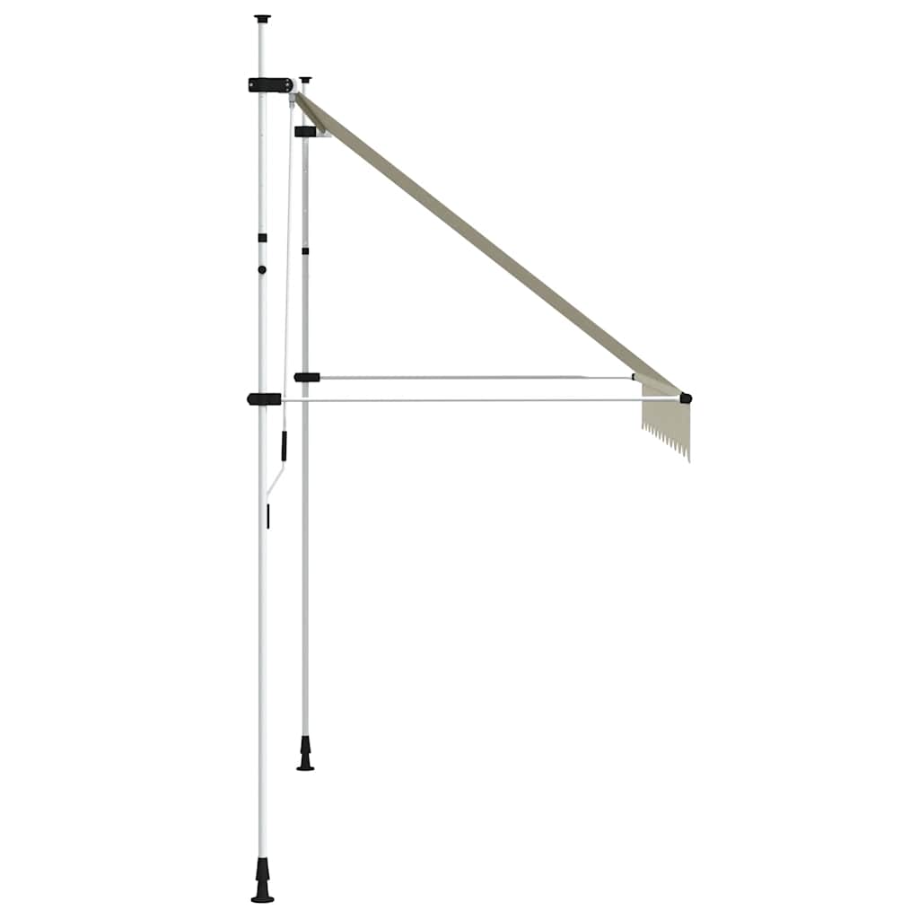 Tenda na ručno uvlačenje 250 cm krem