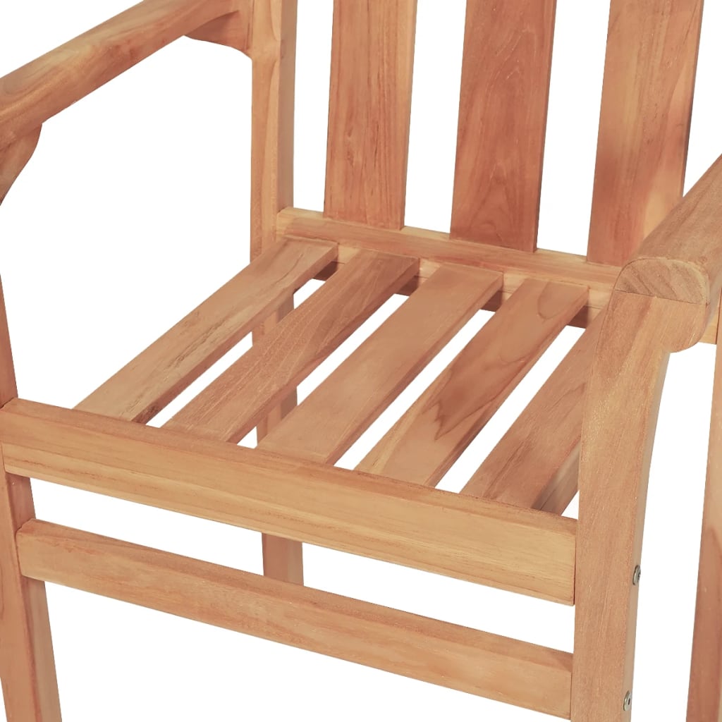 3-dijelni bistro set od masivne tikovine