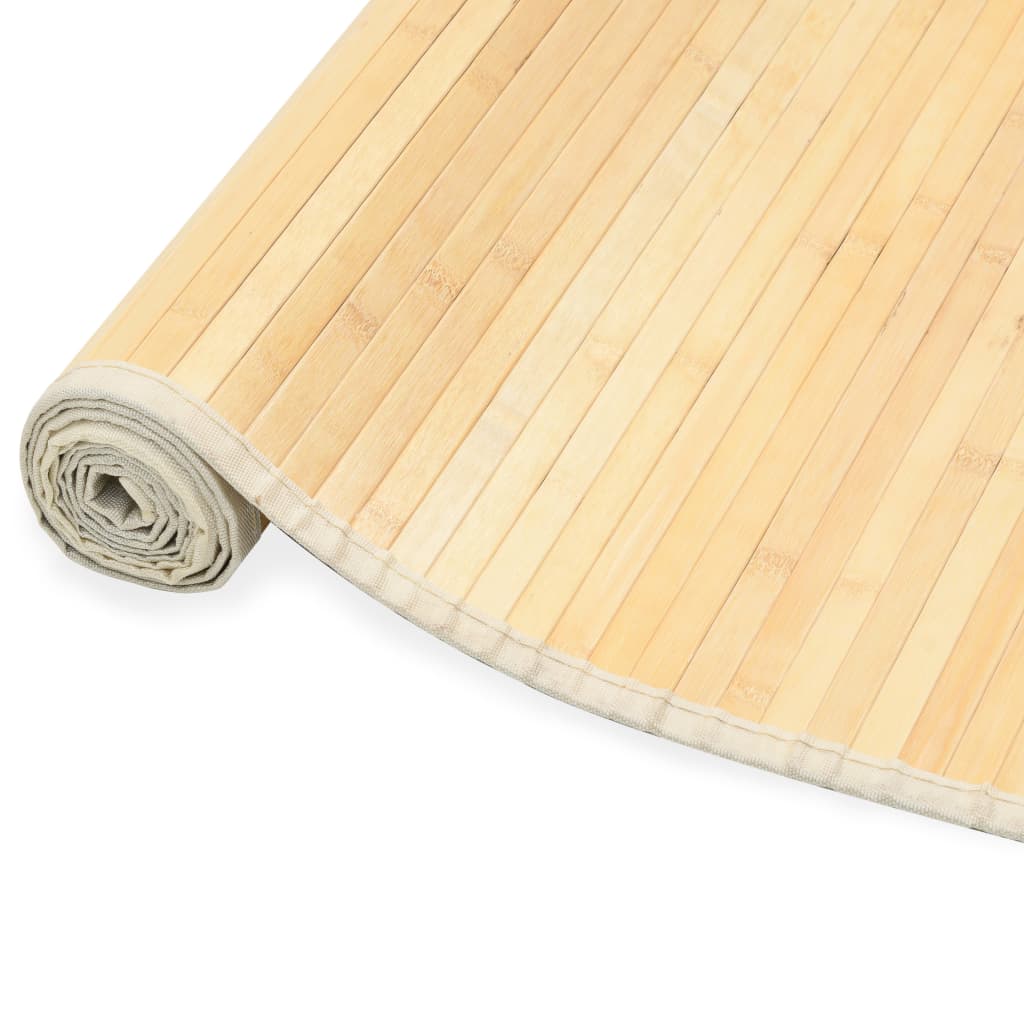 Tepih od bambusa 100 x 160 cm prirodna boja