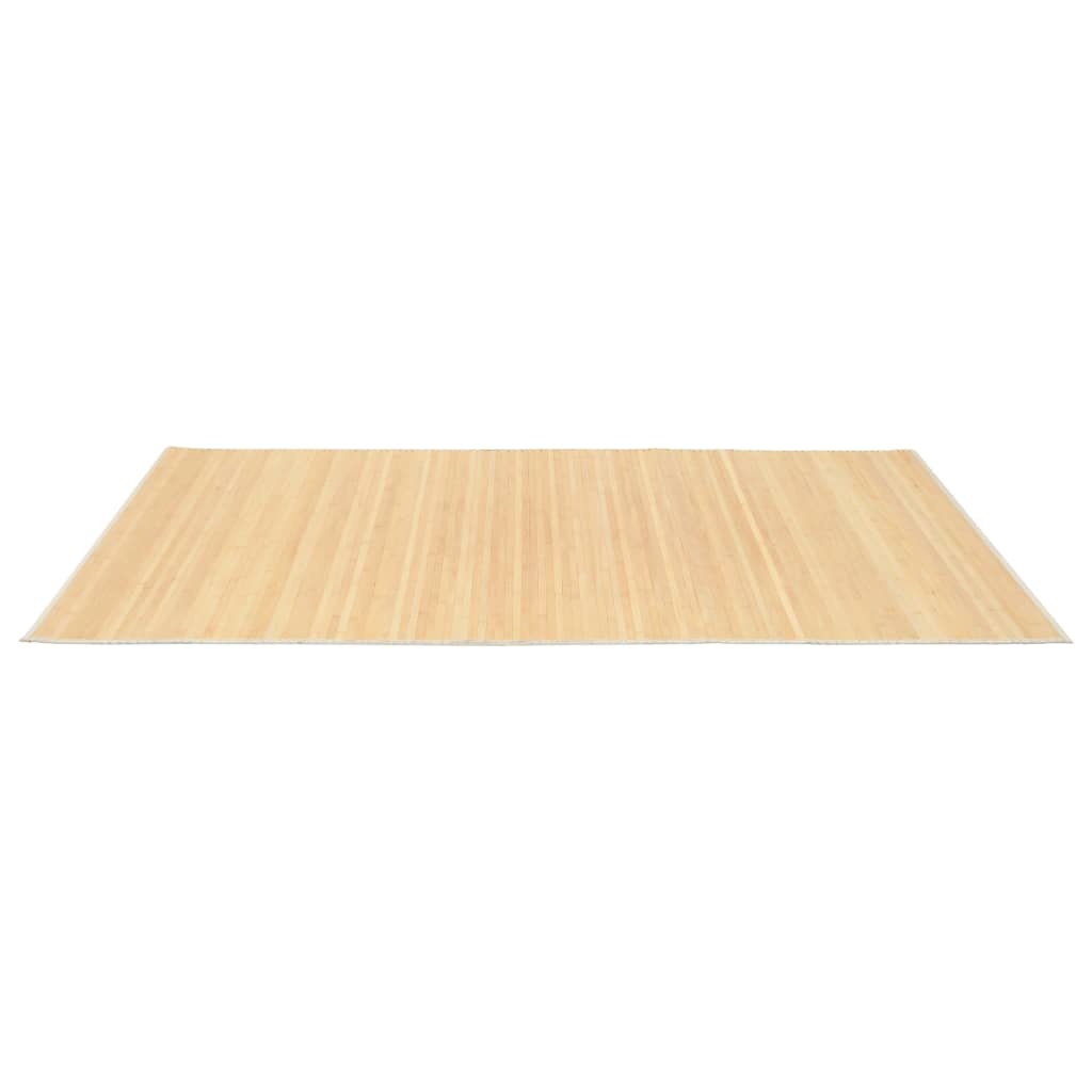 Tepih od bambusa 100 x 160 cm prirodna boja