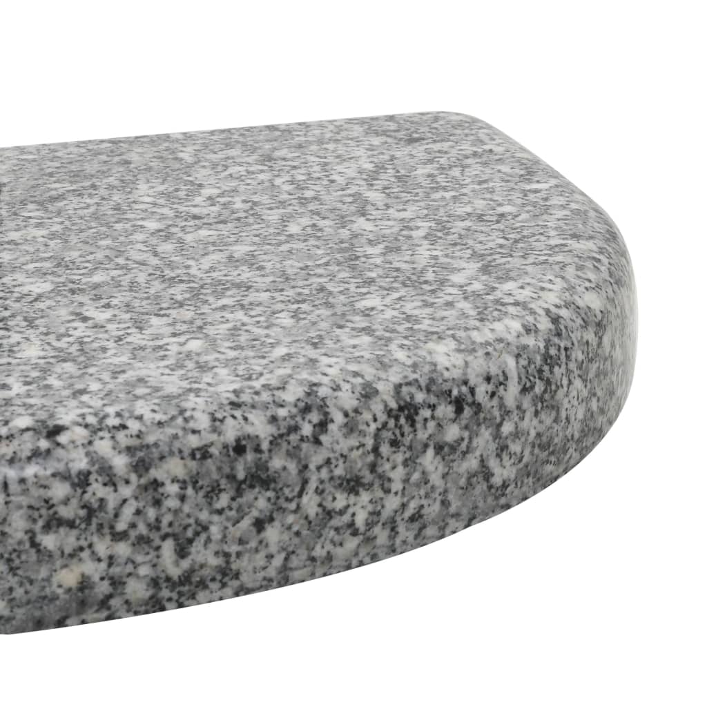 Stalak za suncobran od granita 10 kg zaobljeni sivi