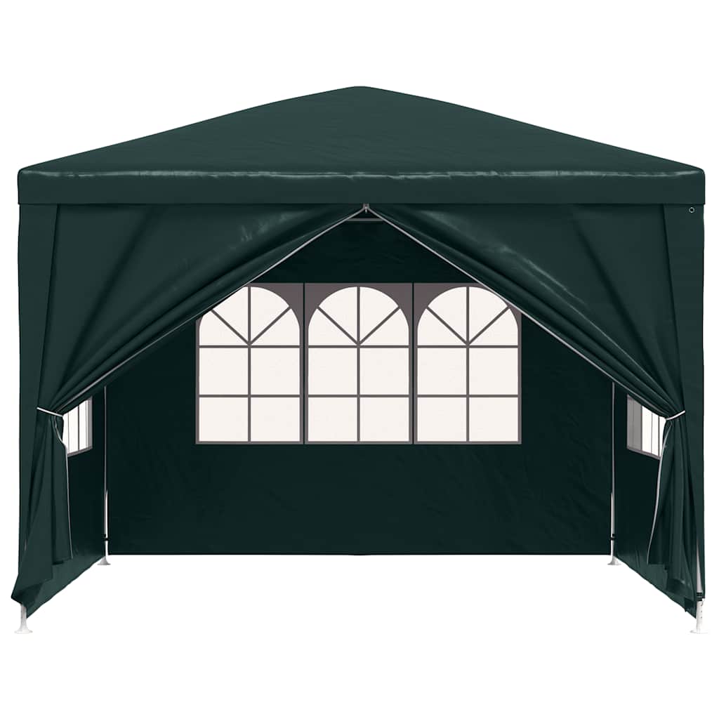 Šator za zabave 3 x 3 m zeleni