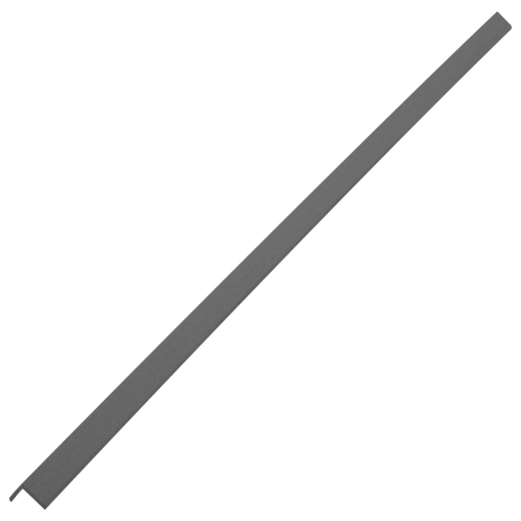 5 kutnih podnih letvica WPC 170 cm sive