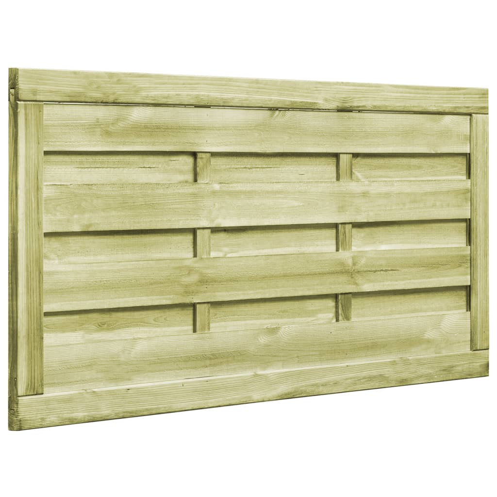 Vrtna vrata 2 kom od impregnirane borovine 150 x 75 cm zelena