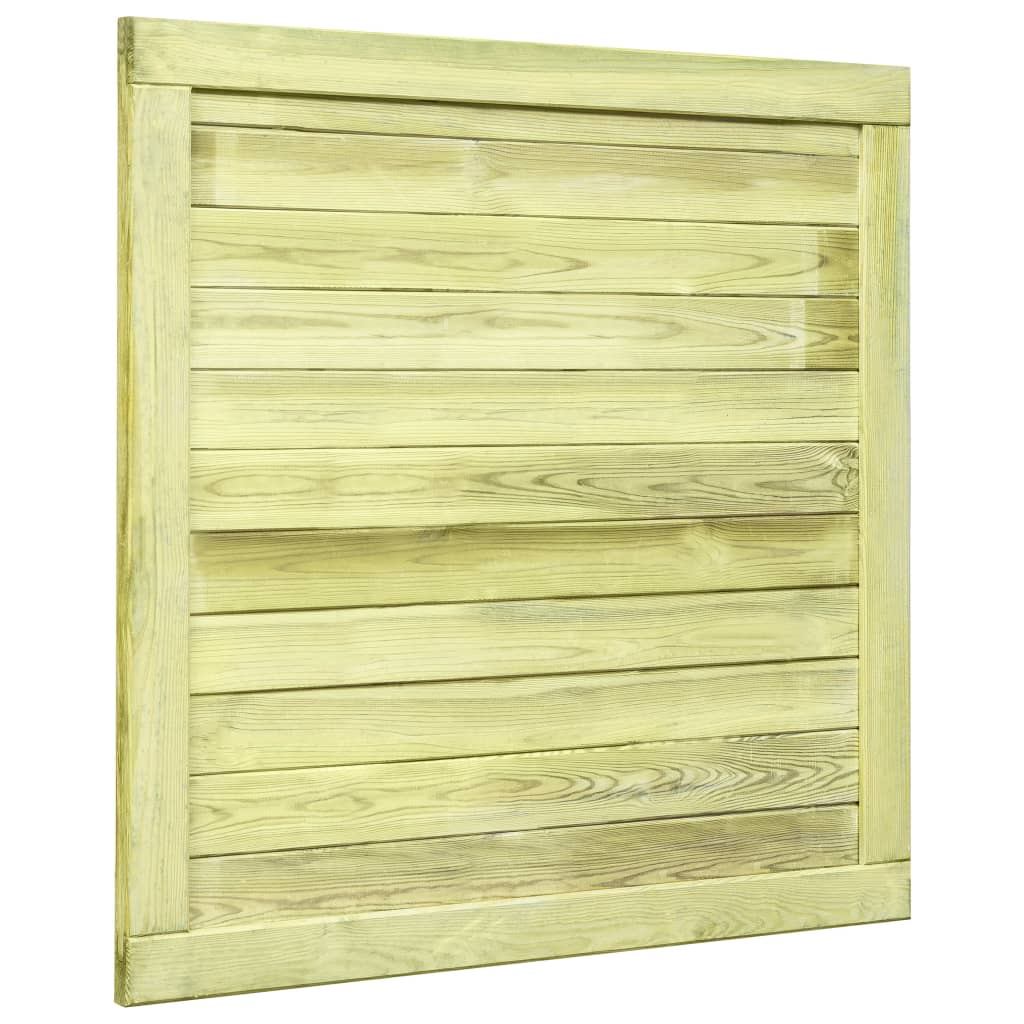 Vrtna vrata od impregnirane borovine 100 x 100 cm