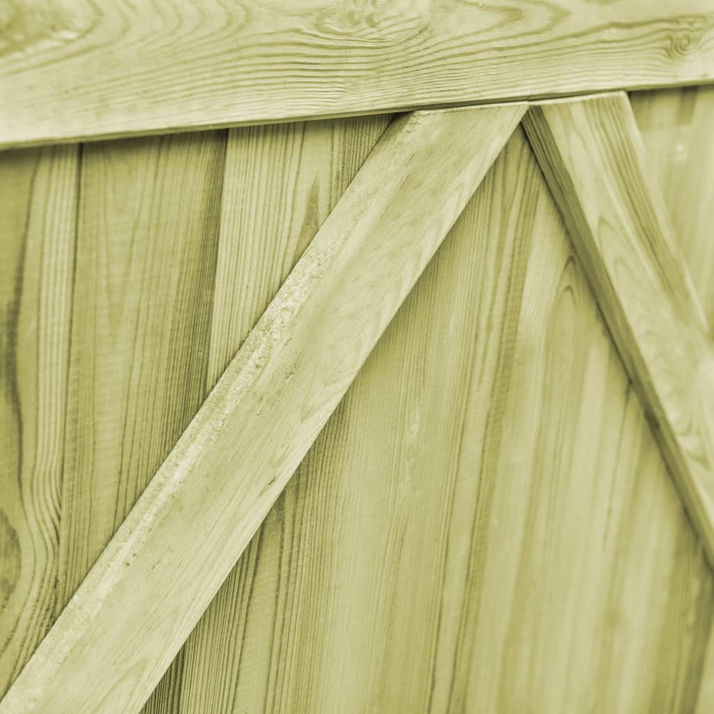 Vrtna vrata 2 kom od impregnirane borovine 300 x 100 cm