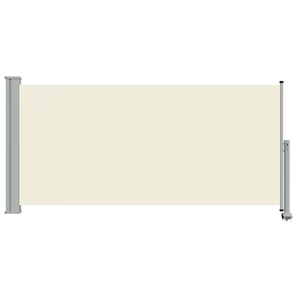 Uvlačiva bočna tenda za terasu 120 x 300 cm krem